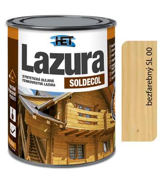 Het Soldecol lazúra SL00 bezfarebný - Tenkovrstvá lazúra 2,5l