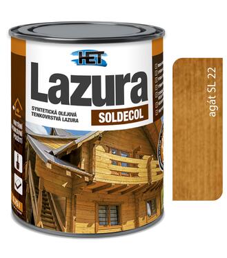 Het Soldecol lazúra SL22 agát - Tenkovrstvá lazúra 0,75l