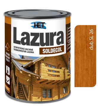 Het Soldecol lazúra SL26 dub - Tenkovrstvá lazúra 5l
