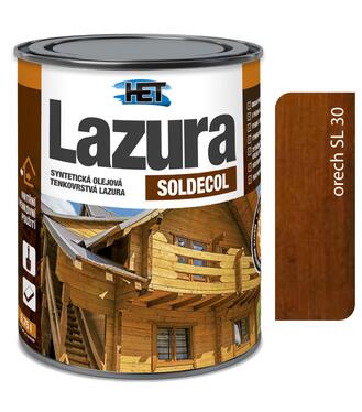 Het Soldecol lazúra SL30 orech - Tenkovrstvá lazúra 0,75l