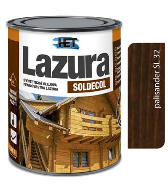 Het Soldecol lazúra SL32 palisander - Tenkovrstvá lazúra 2,5l