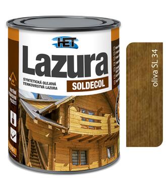 Het Soldecol lazúra SL34 oliva - Tenkovrstvá lazúra 2,5l