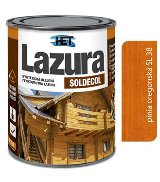 Het Soldecol lazúra SL38 oregonská pínia - Tenkovrstvá lazúra 2,5l