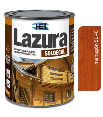 Het Soldecol lazúra SL40 mahagón - Tenkovrstvá lazúra 0,75l