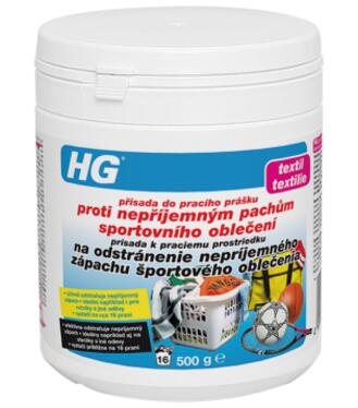 HG Prísada k praciemu prostriedku na odstránenie nepríjemného zápachu športového oblečenia 500g