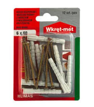 Hmoždinka rozperná s kalenou skrutkou 10x60 bal/4ks