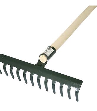 Hrable R105, 14 zubé, záhradné s násadou 160cm