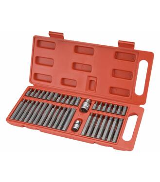 Hroty HEX-TORX-XZN sada 40ks CrV