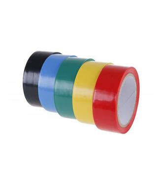 Izolačná páska PVC 19mmx0.13mmx10m SET 5ks rôzne farby