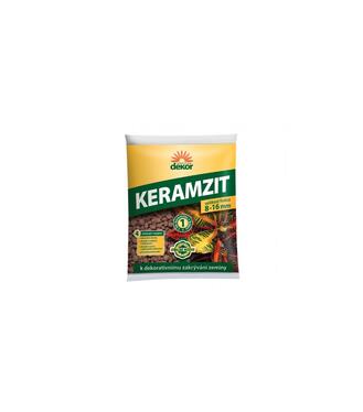 Keramzit priemyselne spracovaný granulovaný íľ s hladkým povrchom frakcia 4-8mm 1l
