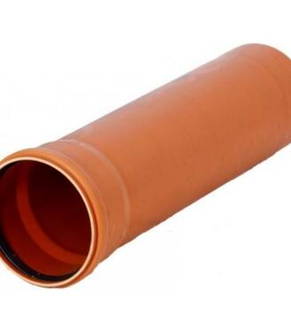 KGEM rúra s hrdlom 125mmx500mm