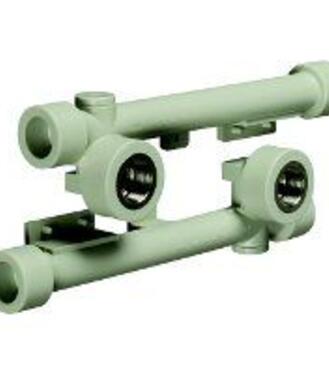 Komplet nástenný PPR d=2x20x1/2