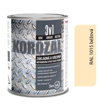 Korozal 3v1 RAL 1015 béžový 0,75l