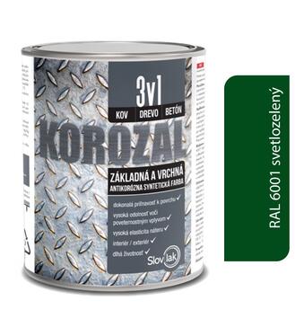 Korozal 3v1 RAL 6001 svetlozelený 2,5l