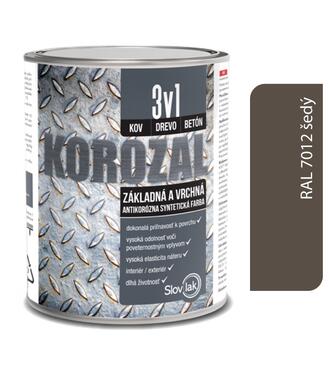 Korozal 3v1 RAL 7012 šedý 0,75l