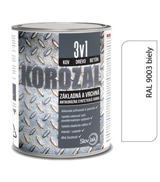 Korozal 3v1 RAL 9003 biely 2,5l