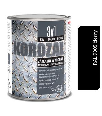 Korozal 3v1 RAL 9005 čierny 2,5l