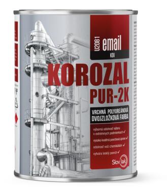 Korozal PUR 2-K RAL9003 Email biely 0.8l