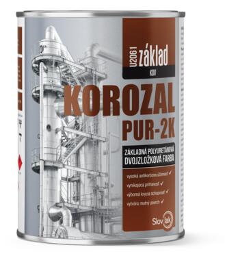 Korozal PUR 2-K základ 0100 biely 0.8l