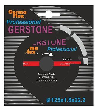 Kotúč DIA Piramid Segment Gerstone 125x1.8x8x22.2mm