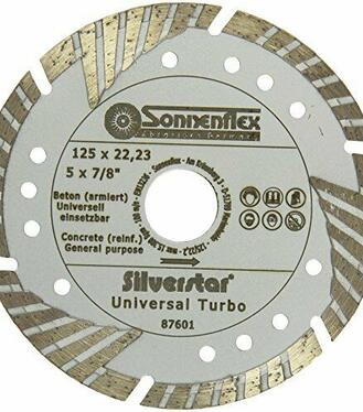 Kotuc diamantovy 125x2.8x8x22.23 SS Universal Turbo