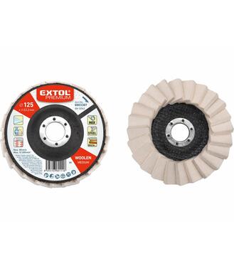 Kotúč leštiaci filcový šikmé lamely 125mmx12mm