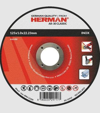 Kotúč rezný nerez AR-30 Classic 125x1.5x22.22mm