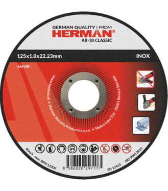 Kotúč rezný oceľ AS-30 125x1.0x22.23mm