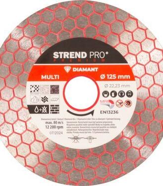 Kotúč Strend Pro Premium, 125 mm, hexagonal, diamantový, rezný, multi