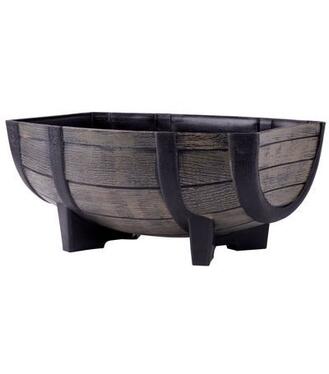 Kvetináč GDA Woodeff 817 natural 41x29x19cm barel