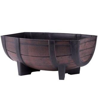 Kvetináč GDA Woodeff 817 teak 41x29x19cm barel