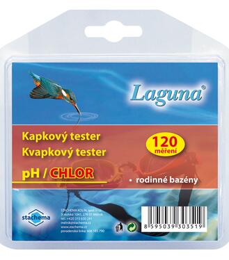 Laguna tester kvapkový PH/chlor 120***