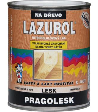 Lak na drevo acetónový bezfarebný pragolesk C1037 0,75l