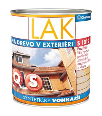 Lak S1012 - Syntetický vonkajší lesklý transparentný lak na drevo 2,5l