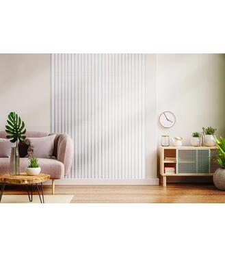 LAMELIO Obklad AMBER W biela lišta 13x270cm