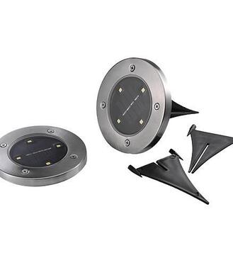 Lampa Solar Gruid, 115x140 mm, 4 LED, AA, 2ks/bal.