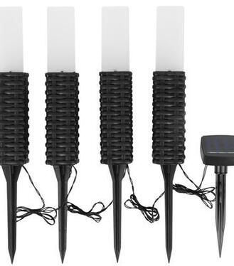 Lampa solárna Led Ratan, 5,5x5,5x43cm