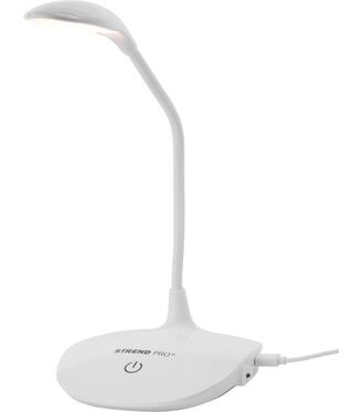 Lampa Strend Pro, stolná, LED, voľba intenzity svetla, USB, 2 W, biela