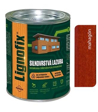 Lignofix Silnovrstvá lazúra - mahagón 2,5l dopredaj