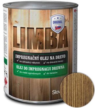 LIMBA Impregnačný olej na drevo, dub 2,5l