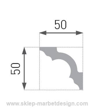 Lista extrud biela E-14 /2ks/