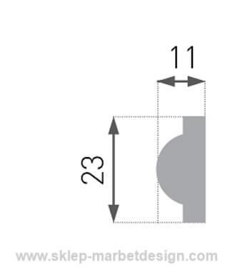 Lista extrud biela E-27 /2ks/
