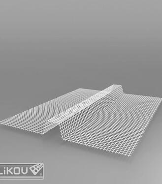 Lišta LBP-U profil bosážny tkaninový priebežný 2m