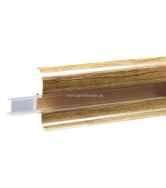 Lišta podlahová PVC 2,5m LED LINE PASIK