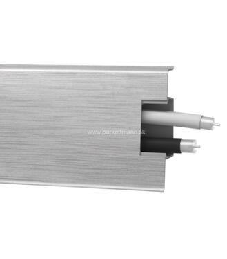 Lišta podlahová PVC 2,5m MACK ALU 41