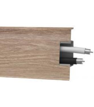 Lišta podlahová PVC 2,5m MACK Dub Edmonton 132