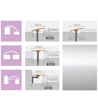 Lišta prechod ARBITON 3V1 CS3 DUB SILVER 30 1.86 BM