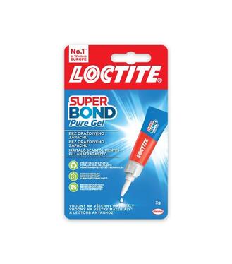Loctite Super Bond Pure Gel 3g - sekundové lepidlo nezlepí prsty