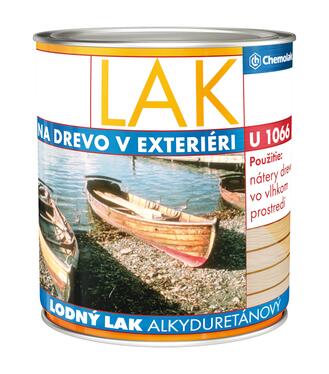 Lodný lak U1066 - Alkyduretánový lesklý transparentný lak na drevo 2,5l