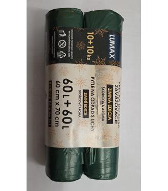 Lumax vrecká do koša s uchom 60x70cm 1+1 zimná edícia